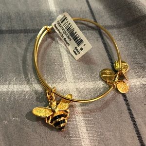 Alex and Ani Bumble bee expandable bracelet